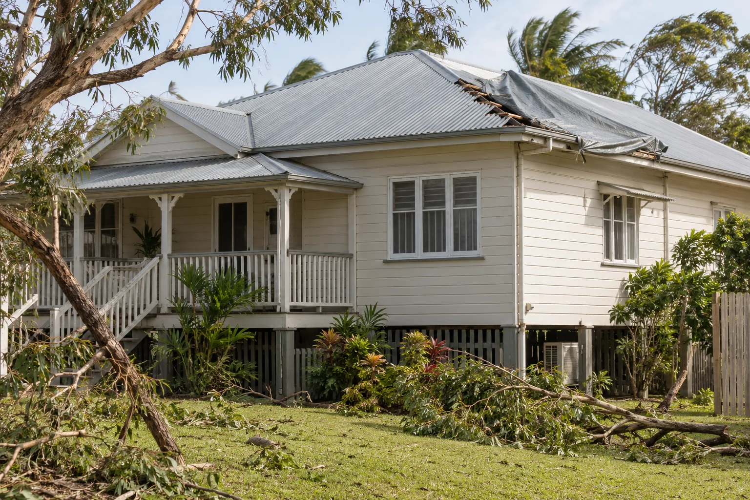 Minor cyclone damage